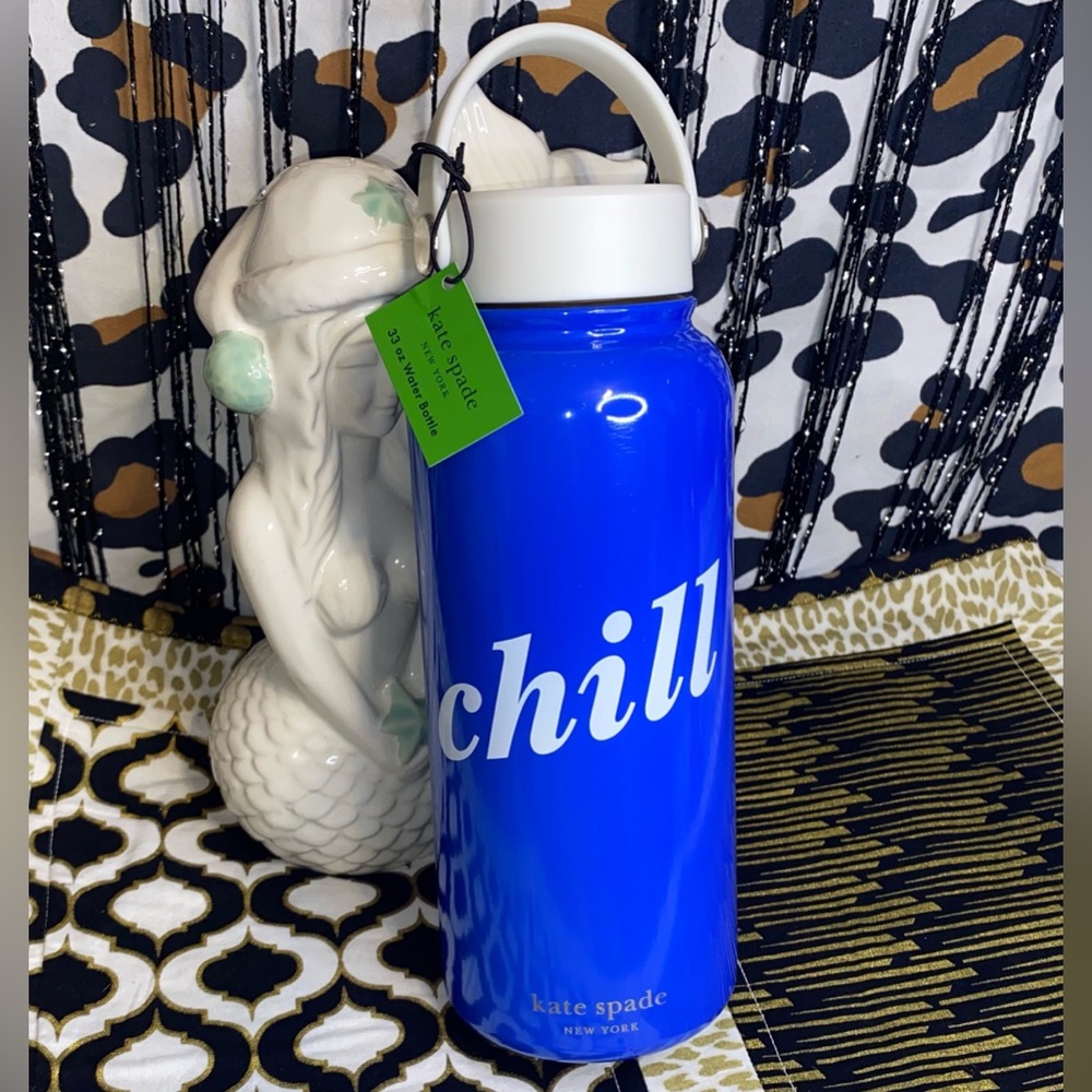 KATE SPADE CHILL 33OZ STAINLESS STEEL WATER BOTTLE